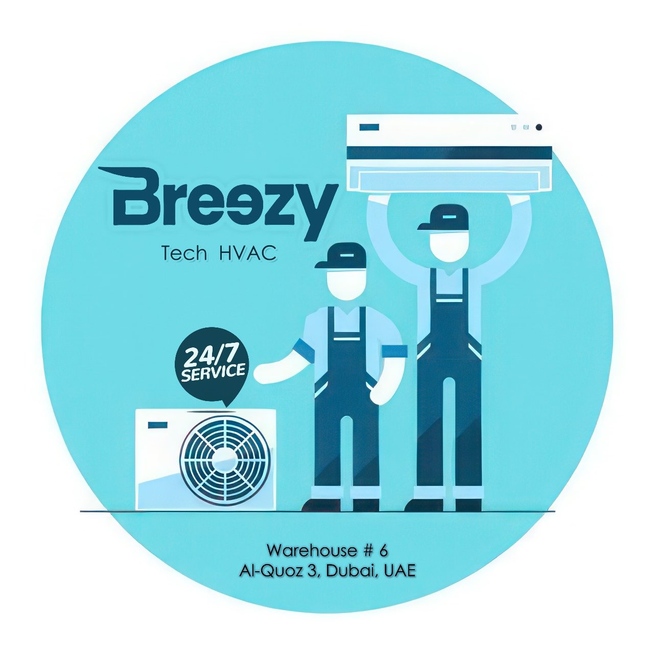 Breezy Tech HVAC Logo
